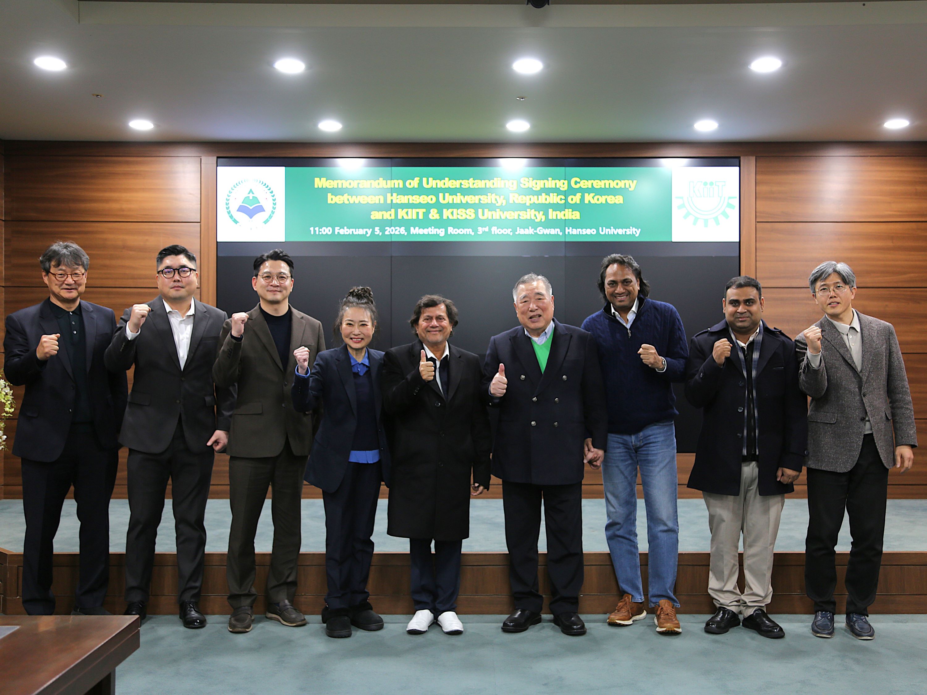 한서대, 인도 KIIT·KISS 대학교와 업무협약(MOU) 체결 사진